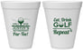 Personalized Retirement 12 oz Foam Cups - Eat Drink Golf Repeat | 150005