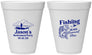 Personalized Retirement 12 oz Foam Cups - Fishing | 150009