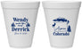 Personalized Wedding 12 oz Foam Cups - Colorado | 155