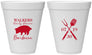 Personalized Family Reunion 12 oz Foam Cups - Bbq Barbeque | 160003