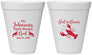 Personalized Family Reunion 12 oz Foam Cups - Crawfish Boil | 160005