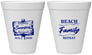 Personalized Family Reunion 12 oz Foam Cups - Beach Family Repeat | 160013