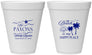 Personalized Family Reunion 12 oz Foam Cups - Beach Is My Happy Place | 160016