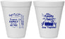 Personalized Family Reunion 12 oz Foam Cups - Ski Trip | 160041
