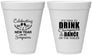 Personalized New Years 12 oz Foam Cups - 2027 Drink Dance | 170002