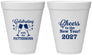 Personalized New Years 12 oz Foam Cups - 2027 Cheers | 170011