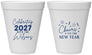 Personalized New Years 12 oz Foam Cups - 2027 Cheers | 170019
