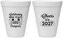 Personalized New Years 12 oz Foam Cups - 2027 Cheers | 170024