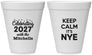 Personalized New Years 12 oz Foam Cups - 2027 Nye | 170025