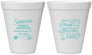 Personalized Family Vacation 12 oz Foam Cups - Beach Toes In The Sand | 180000