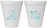 Personalized Family Vacation 12 oz Foam Cups - Life Is Better At The Beach | 180001