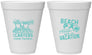 Personalized Family Vacation 12 oz Foam Cups - Relax We Are On Vacation | 180006
