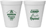 Personalized Family Vacation 12 oz Foam Cups - Eat Sleep Camp Repeat | 180014