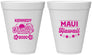 Personalized Family Vacation 12 oz Foam Cups - Hawaii | 180040