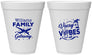Personalized Family Vacation 12 oz Foam Cups - Life Is Good At The Beach | 180058