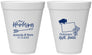 Personalized Wedding 12 oz Foam Cups - North Dakota | 183