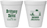 Personalized Wedding 12 oz Foam Cups - Oklahoma | 185