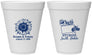 Personalized Wedding 12 oz Foam Cups - South Dakota | 190