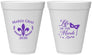 Personalized Mardi Gras 12 oz Foam Cups - Life Of The Mardi | 190004