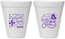Personalized Mardi Gras 12 oz Foam Cups - Beads And Boobs | 190005