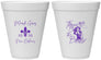 Personalized Mardi Gras 12 oz Foam Cups - Throw Me The Beads | 190008