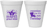 Personalized Mardi Gras 12 oz Foam Cups - Nola New Orleans | 190016