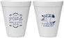 Personalized Wedding 12 oz Foam Cups - Vermont | 194