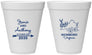 Personalized Wedding 12 oz Foam Cups - Virginia | 195