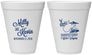 Personalized Wedding 12 oz Foam Cups - West Virginia | 197
