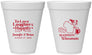 Personalized Wedding 12 oz Foam Cups - Wisconsin | 198
