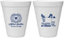 Personalized Wedding 12 oz Foam Cups - Wyoming | 199