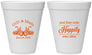 Personalized Wedding 12 oz Foam Cups - Happily Ever After Motorcycle | 200