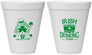 Personalized St Patricks Day 12 oz Foam Cups - Irish Drinking Team | 200006