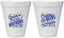 Personalized Birthday 12 oz Foam Cups - Cheers Beers To 50 Years | 20003