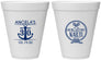 Personalized Birthday 12 oz Foam Cups - 30th Nautical | 20010
