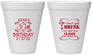Personalized Birthday 12 oz Foam Cups - Dirty 30 | 20011