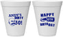 Personalized Birthday 12 oz Foam Cups - 30th | 20012