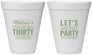 Personalized Birthday 12 oz Foam Cups - 30th | 20017