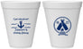 Personalized Birthday 12 oz Foam Cups - Ship Faced Nautical | 20024