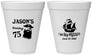 Personalized Birthday 12 oz Foam Cups - 75th Shipwrecked | 20029