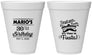 Personalized Birthday 12 oz Foam Cups - 30th Fiesta | 20034
