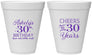 Personalized Birthday 12 oz Foam Cups - Cheers To 30 Years | 20041