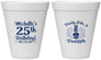 Personalized Birthday 12 oz Foam Cups - 25th Pineapple | 20043