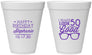 Personalized Birthday 12 oz Foam Cups - 50th | 20049