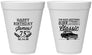 Personalized Birthday 12 oz Foam Cups - 75th Classic Car | 20055