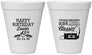 Personalized Birthday 12 oz Foam Cups - 45th Cassette Tape | 20059