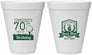 Personalized Birthday 12 oz Foam Cups - 70th Golf | 20061