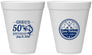 Personalized Birthday 12 oz Foam Cups - 50th Nautical | 20065