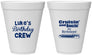 Personalized Birthday 12 oz Foam Cups - Crusin Boozin | 20073
