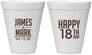 Personalized Birthday 12 oz Foam Cups - 18th | 20074